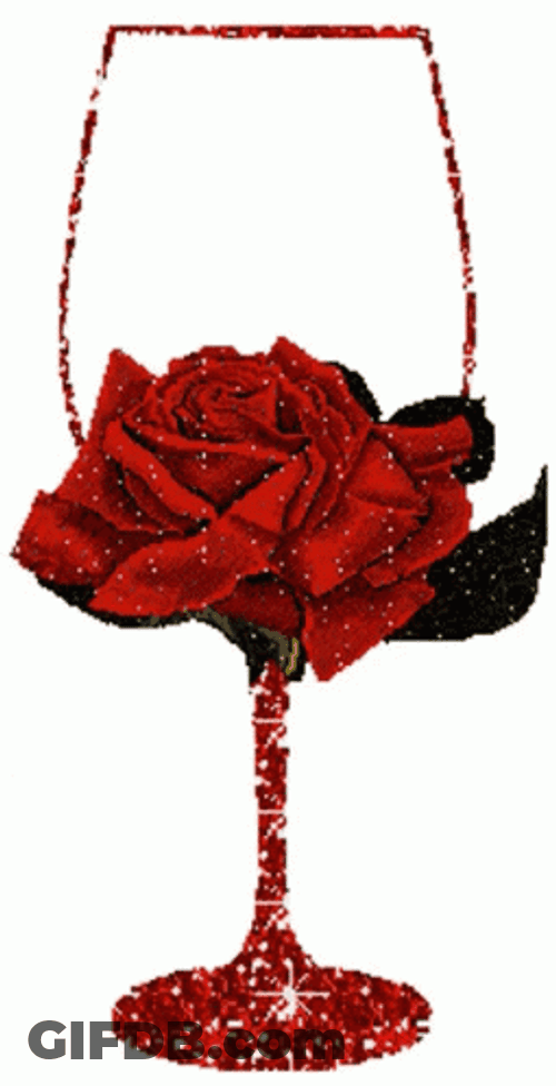 Glass Of Rosas GIF