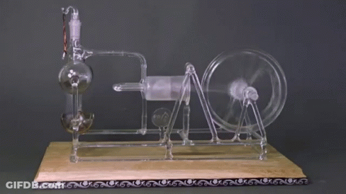 Glass Spinning Wheel Machine GIF