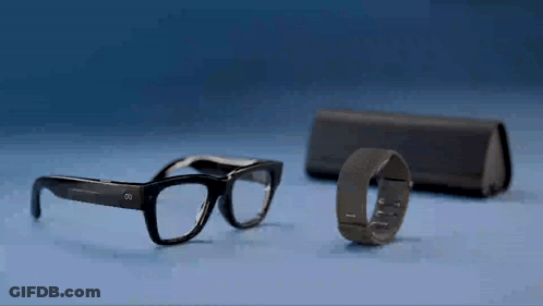 Glasses Case And Smart Watch GIF