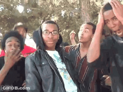 Glasses Hoodie Man Says I'm Not A Rapper GIF