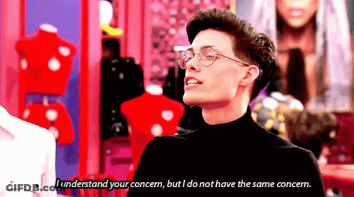 Glasses Man: I Understand But Not Same Concern GIF