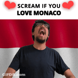 Glasses Man Screams 'Scream If You Love Monaco GIF