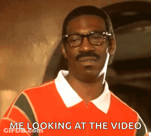 Glasses Mustache Man Saying Me Looking At Video GIF