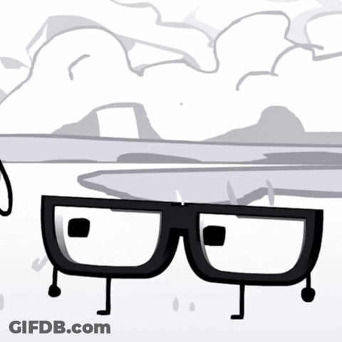 Glasses With Arms And Legs GIF