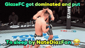 GlazeFC Got Dominated And Put To Sleep GIF
