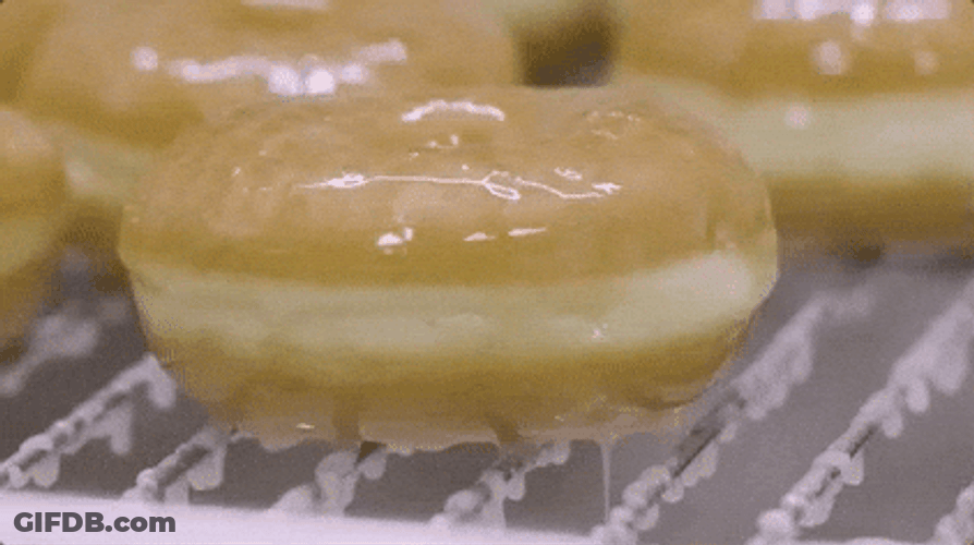 Glazing Beautifully Donuts GIF