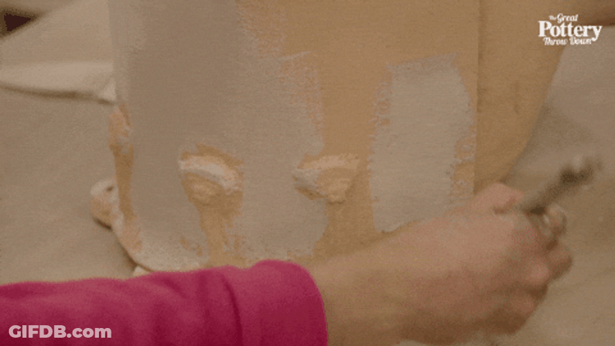 Glazing Cake Painting Video GIF