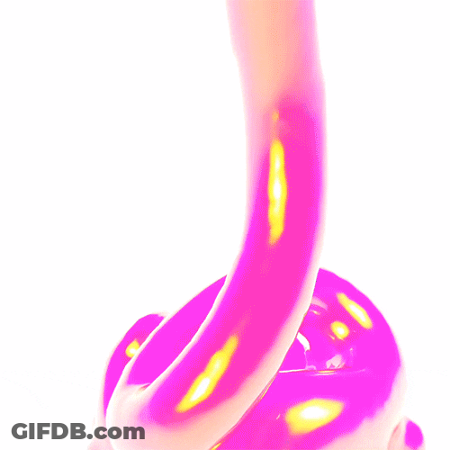 Glazing Pink Topping Icing GIF