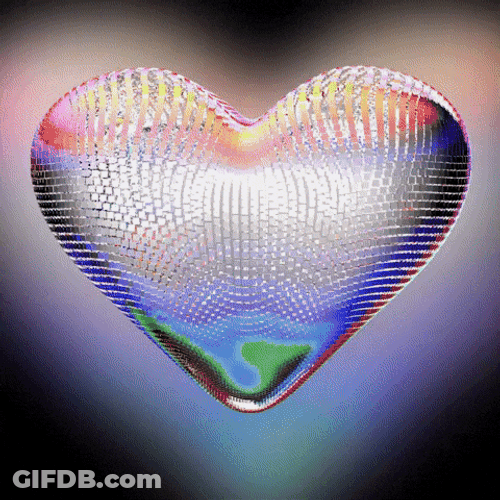 Glazing Spinning Heart GIF