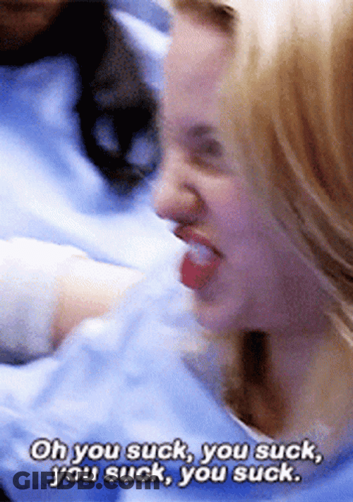 Glee Emotional Quinn Fabray You Suck GIF