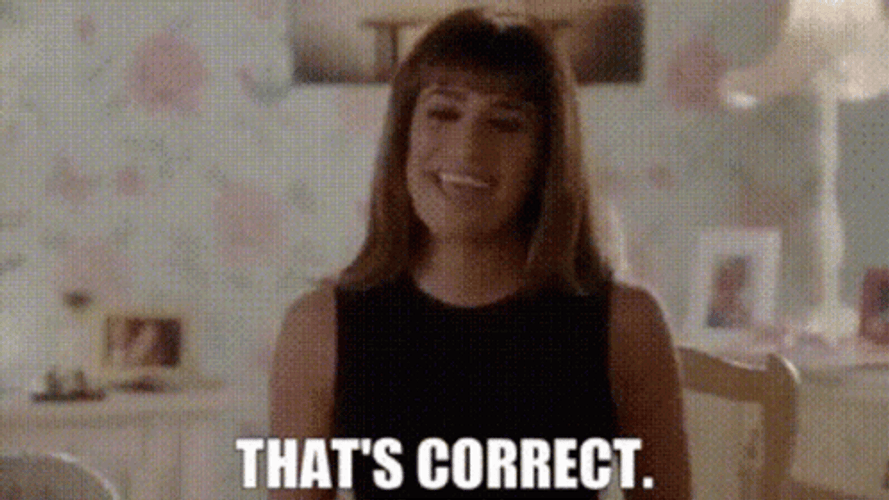 Glee Pretty Rachel Berry That Is Correct GIF