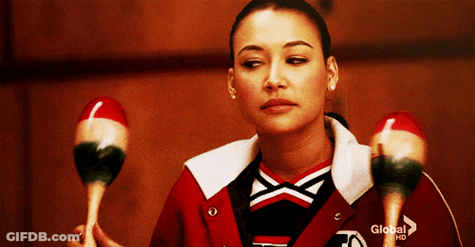 Glee Santana Mexican Maracas GIF
