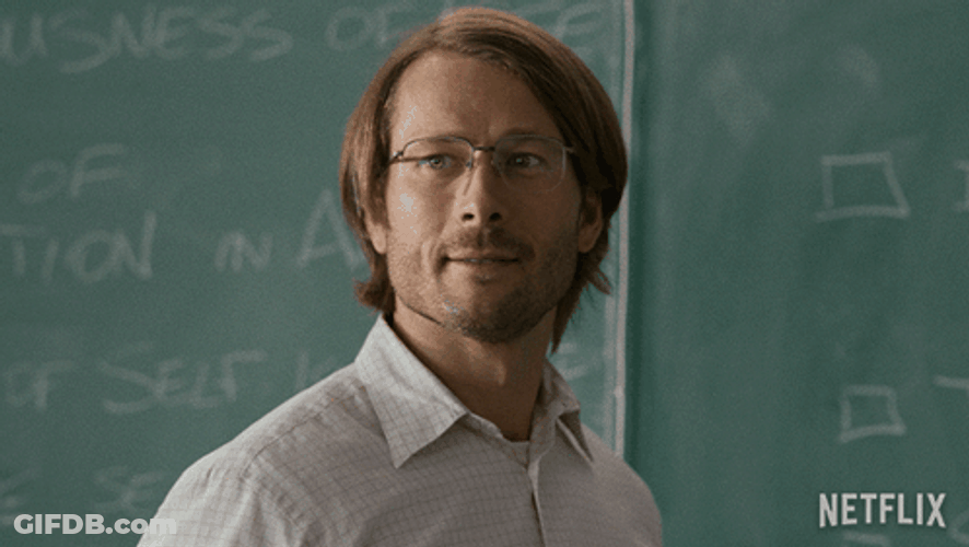 Glen Powell Indifferent Shoulder Shrug GIF