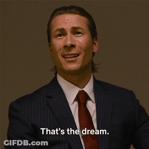 Glen Powell Sleek That's A Dream GIF