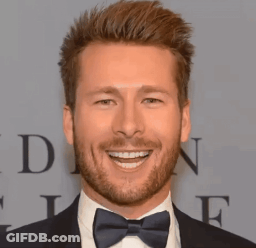 Glen Powell Switching Facial Expressions Face App GIF