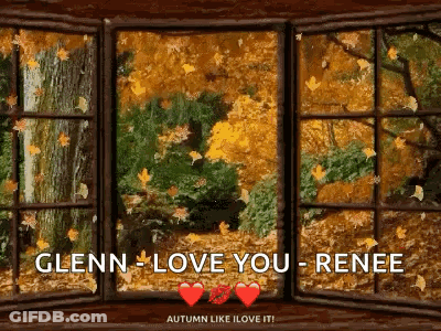 Glenn Love You Renee Autumn Greeting Card GIF