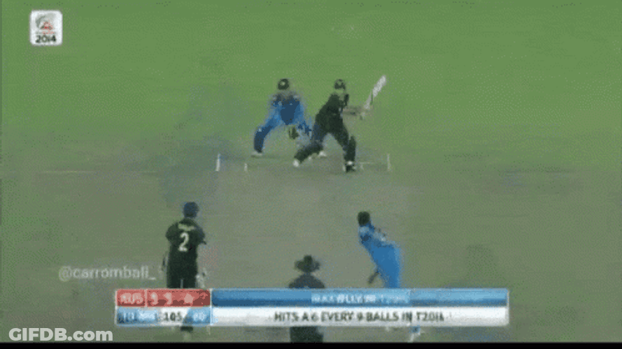 Glenn Maxwell Catches Dead Ball GIF