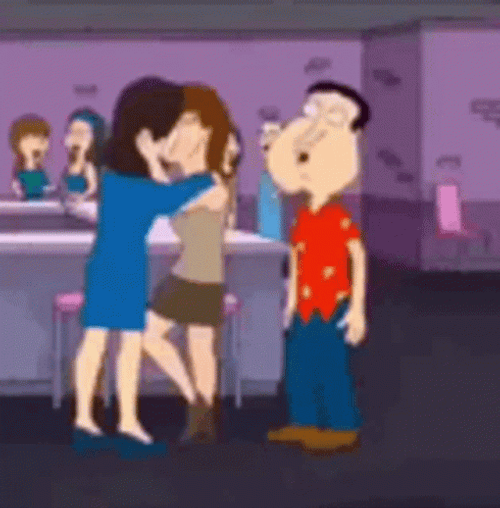 Glenn Quagmire At Lesbian Bar GIF
