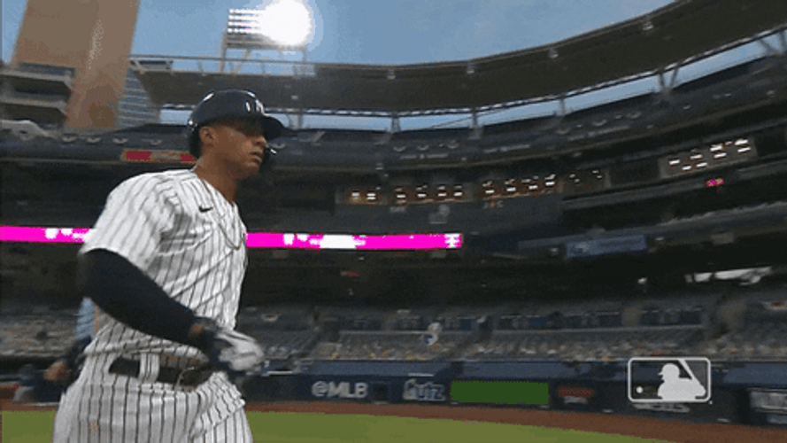 Gleyber Being Friendly On The Game GIF