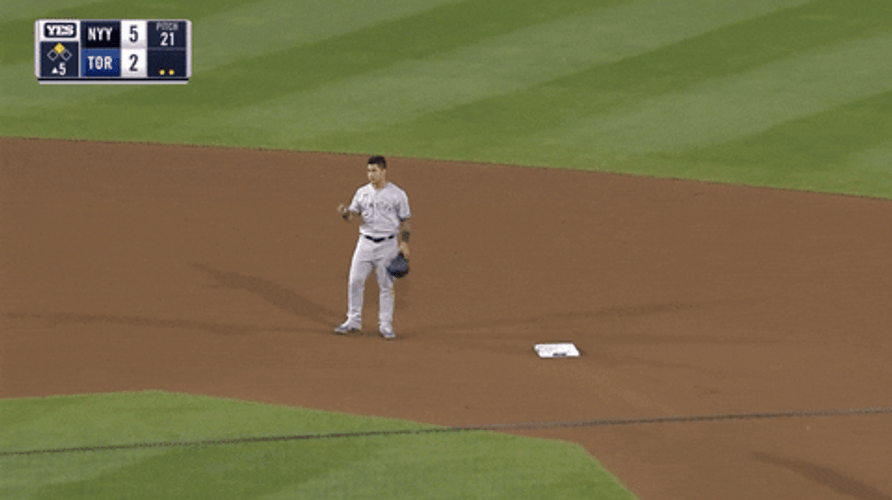 Gleyber Putting On Safety Glasses GIF