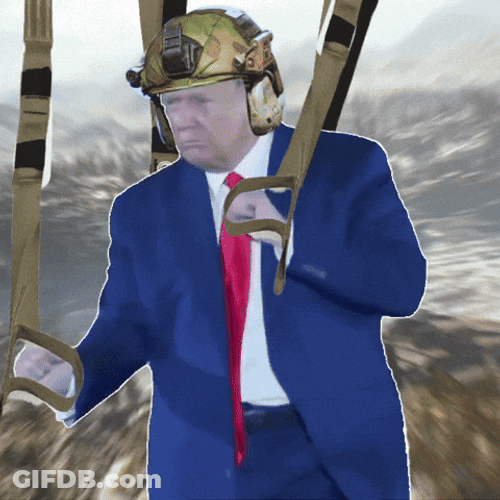 Glider Trump Dance GIF