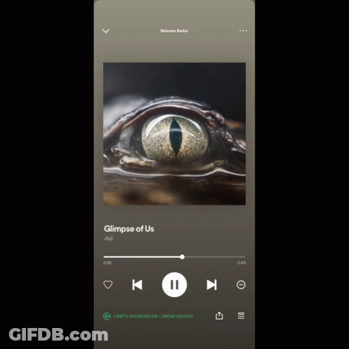 Glimpse Of Us By Jay On Spotify GIF