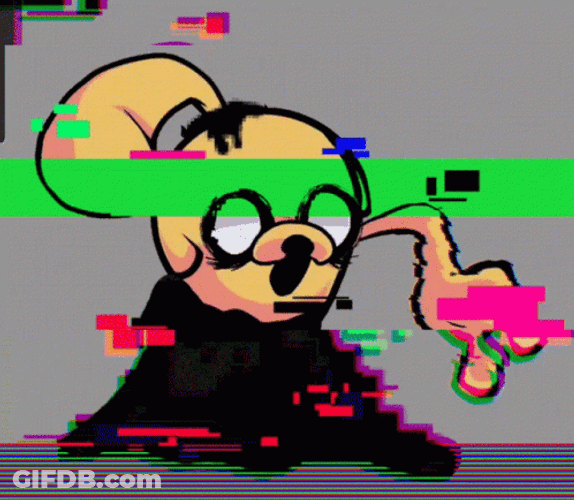 Glitch Adventure Time Jake GIF