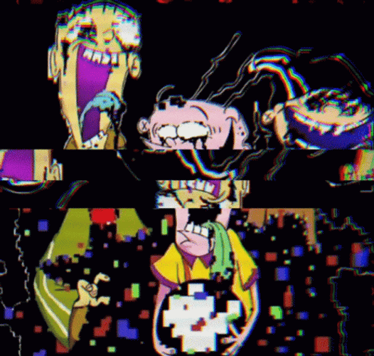 Glitch Ed Edd N Eddy GIF
