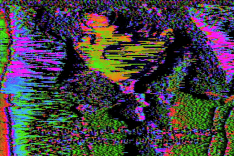 Glitch Misato Katsuragi GIF