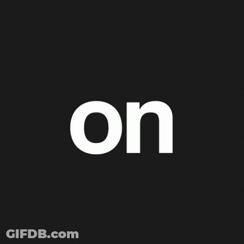 Glitch On Typography GIF
