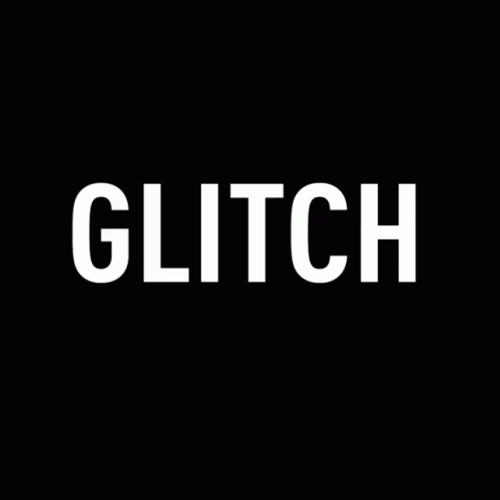 Glitch Word Art GIF