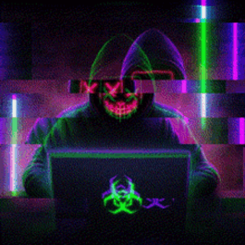 Glitched Effect The Hackerman GIF