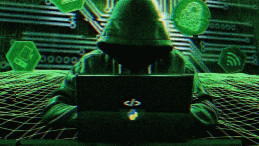 Glitching Hacker Hacking GIF