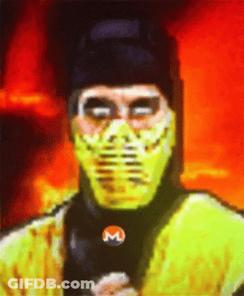 Glitching Scorpion Get Over Here GIF