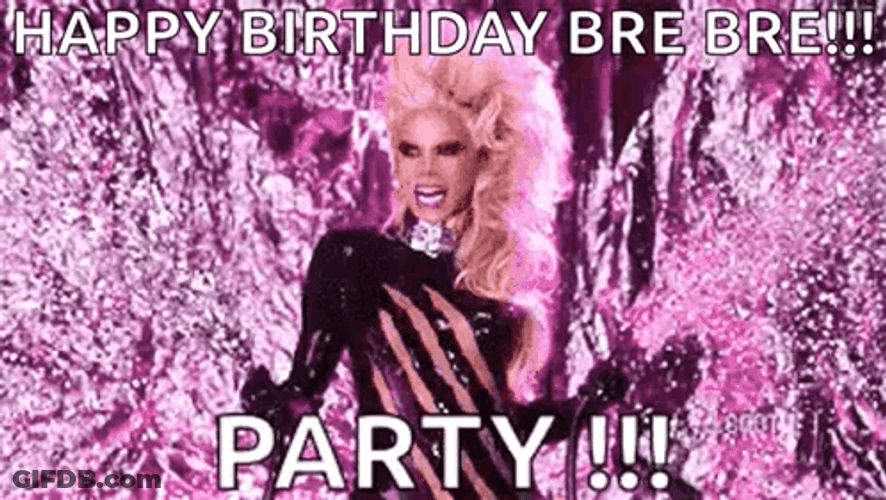Glitter Bomb Rupaul Birthday Party GIF