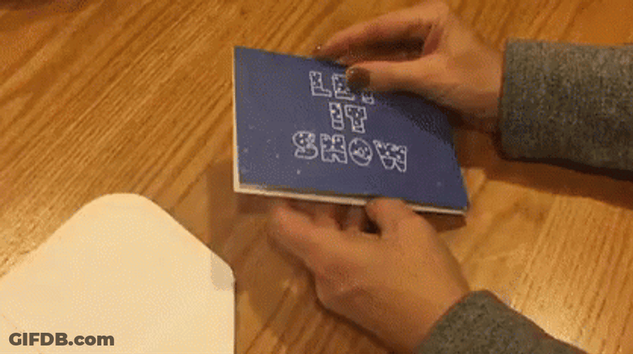 Glitter Bomb Surprise Card GIF