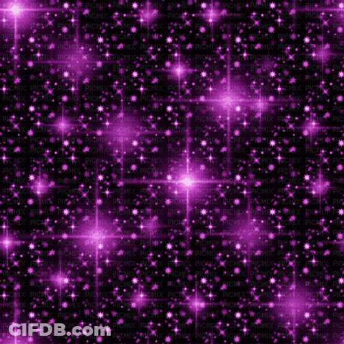 Glittering And Sparkling Purple Stars GIF