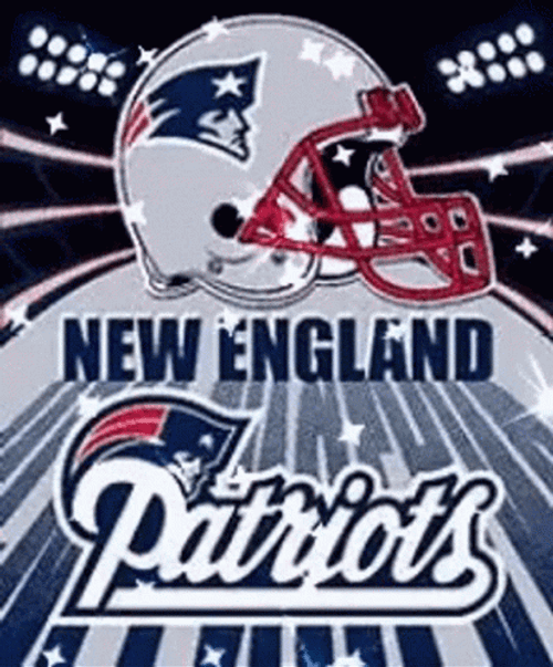Glittering Poster New England Patriots GIF
