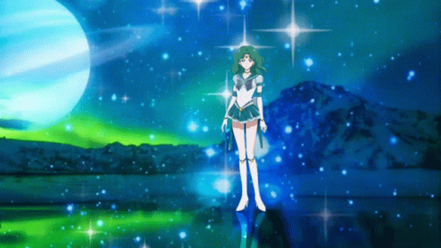 Glittering Sailor Neptune GIF
