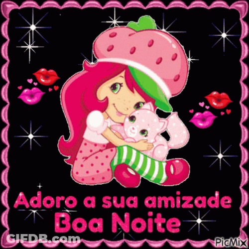 Glittery Boa Noite Cute Girl GIF
