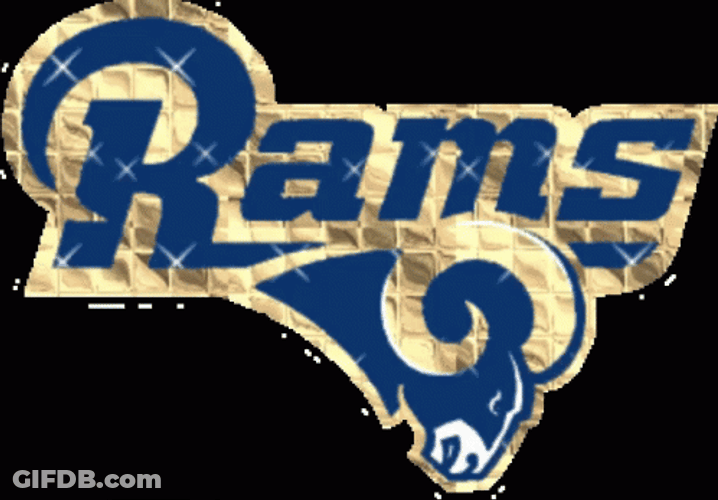 Glittery La Rams Logo GIF