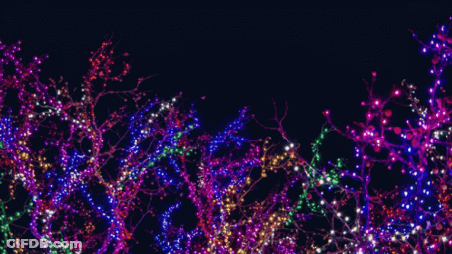 Glittery Lights Like And Subscribe GIF