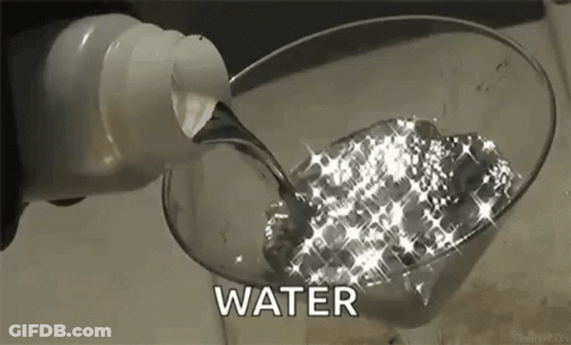 Glittery Pouring Moving Water GIF