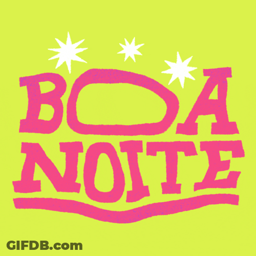 Glitzy Boa Noite Animation GIF