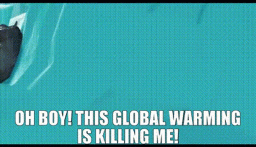 Global Warming Ice Age Scene GIF
