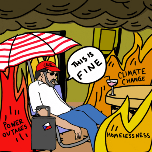 Global Warming Problems Illustration GIF