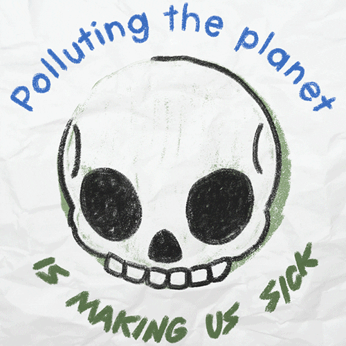 Global Warming Slogan Reminder GIF