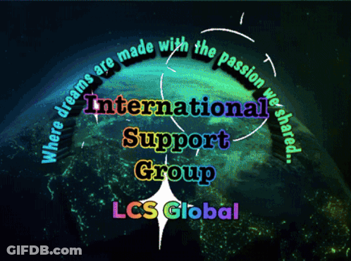 Globe With International Support Group GIF
