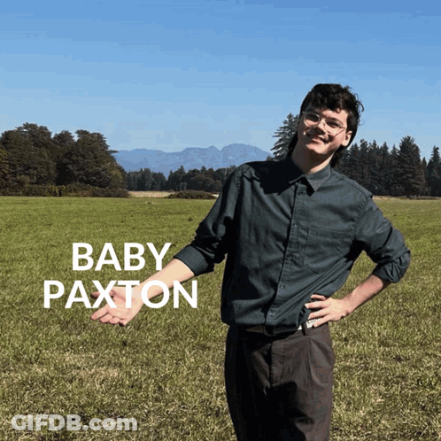 Globe With Word Paxton GIF