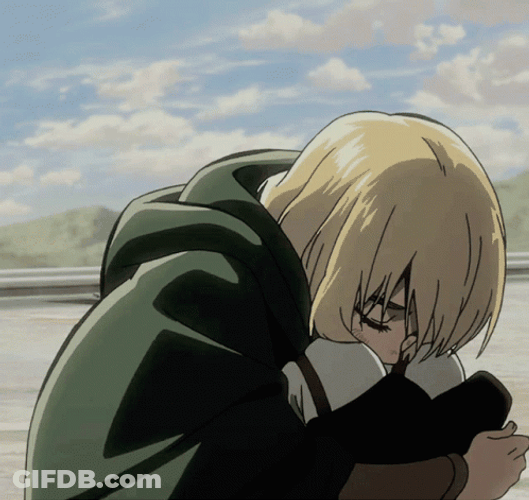 Gloomy Armin Arlert Sulking GIF